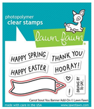 LF3352 Carrot 'bout You Banner Add-On Coordinating Die