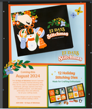 Spellbinders 2024 12 days of Stitchmas