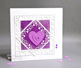 94118 Heart Border Frame craft die