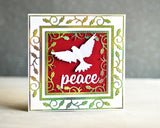 94018 Elegant Holly Double Frame craft die