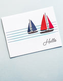 94575 Marina Sailboats Craft Die