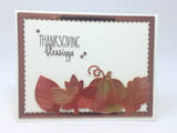 CF249 Inverted Scallop Stitched Rectangle Frame craft die