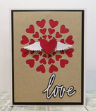94119 Love Jotted Script craft die
