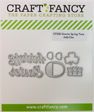 CF258 Gnome Spring Time Add-Ons Craft Die