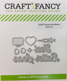 CF257 Gnome Feel Better Add-Ons Craft Die