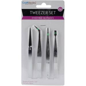 BT205 Tweezers 4 Pack