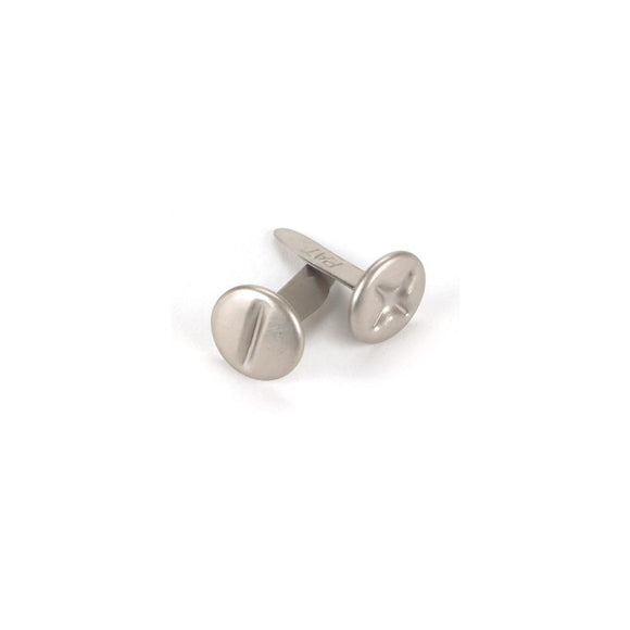 Screw Heads - Pewter Paper Fastner