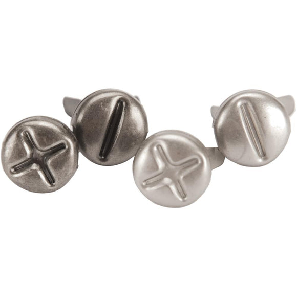 Eyelet Outlet Screw Shaped Brads