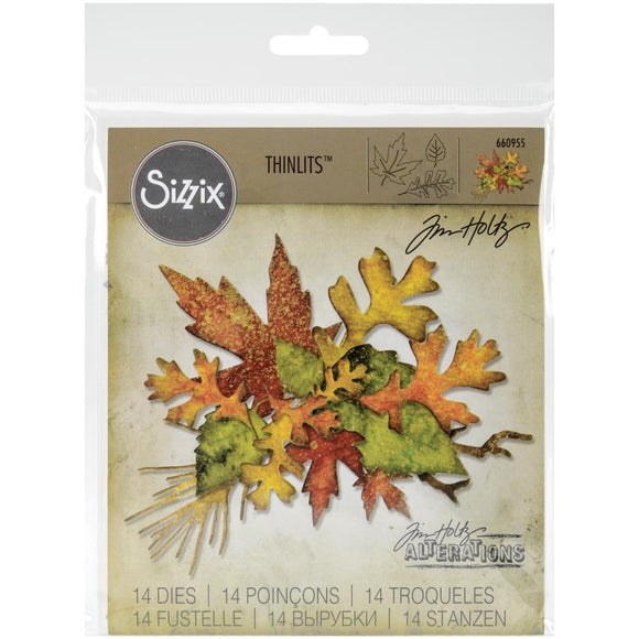 Sizzix Thinlits Dies By Tim Holtz  - Fall Foliage