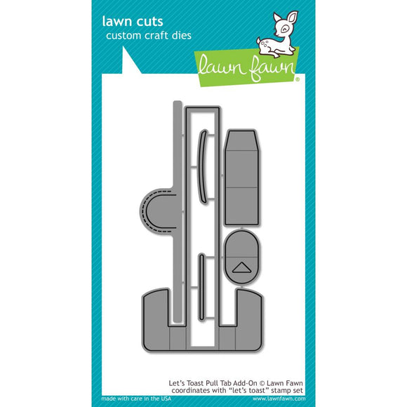 LF1822 Let's Toast Pull Tab Add-On Dies