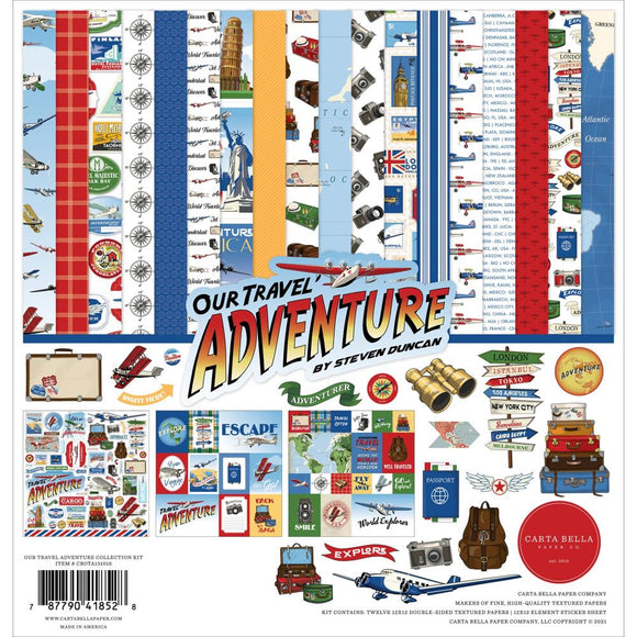 Our Travel Adventure 12 x 12 Paper Pack
