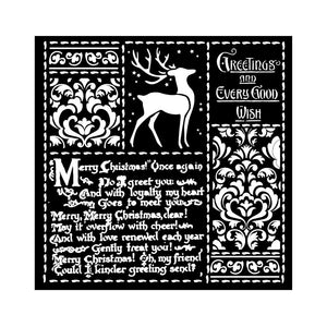 Christmas Letters Stencil