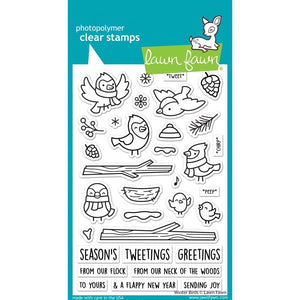 LF3225 Winter Birds Stamp Set