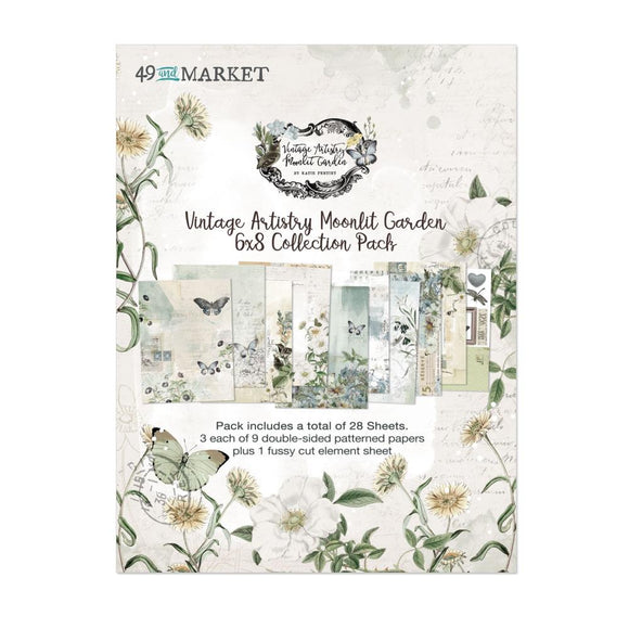 Vintage Artistry Moonlit Garden 6x8