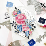 Pinkfresh Studio Beautiful Roses Press Plate