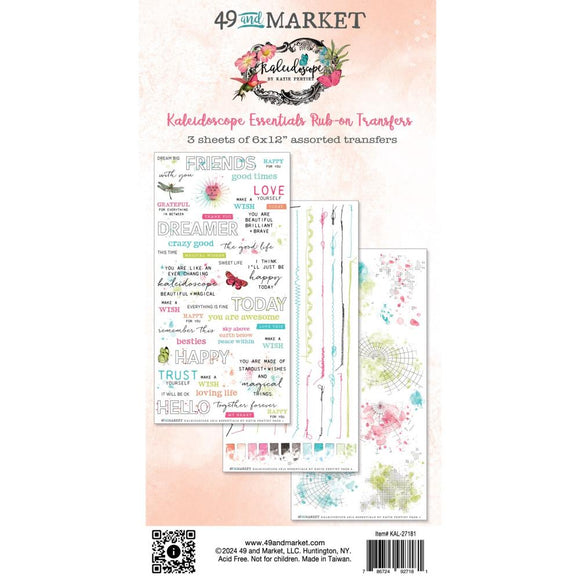 Kaleidoscope Essentials Rub-Ons