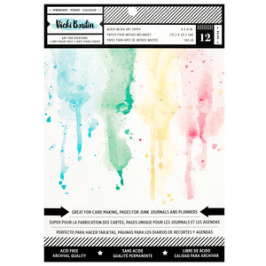 Bright White Smooth Watercolor Paper