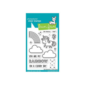LF3362 My Rainbow Clear Stamp Set