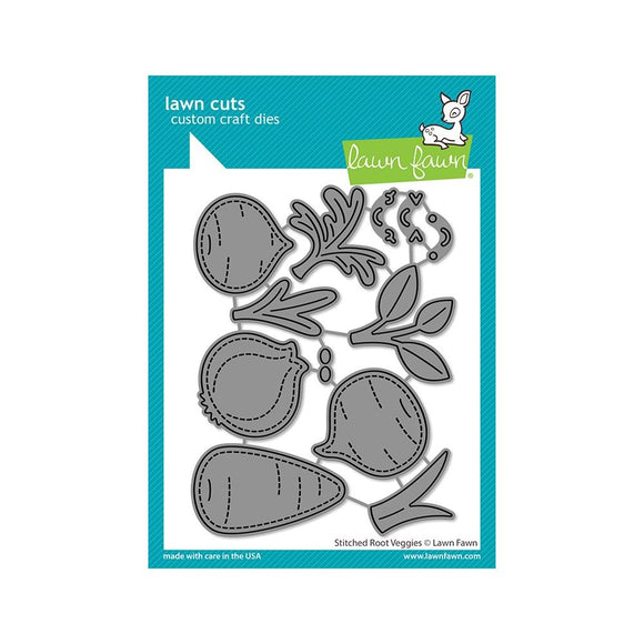 LF3374 Stitched Root Veggies Die