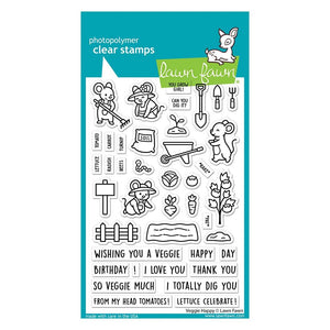 LF3340 Veggie Happy Clear Stamp Set