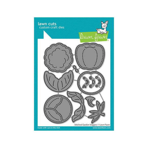 LF3373 Stitched Garden Veggies Die