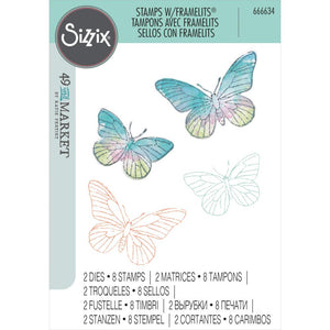 666634 Painted Pencil Butterflies By 49 & Market