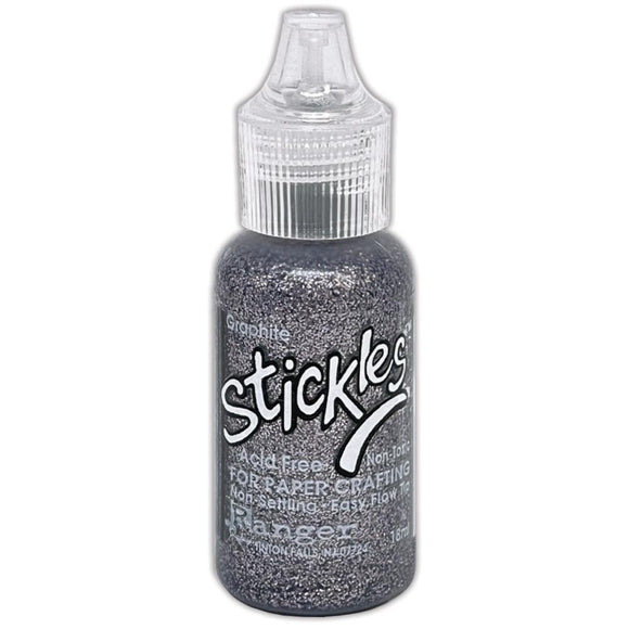 Graphite Glitter Glue Stickles
