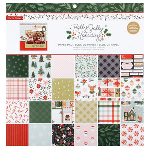 Holly jolly Holiday 12x12" Paper Pad