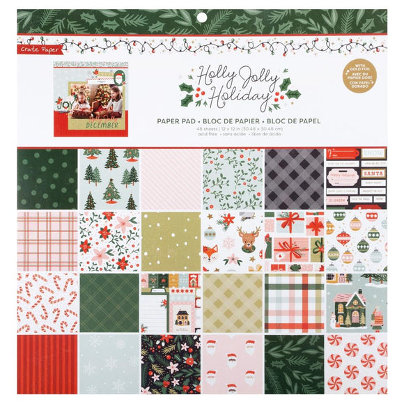 Holly jolly Holiday 12x12