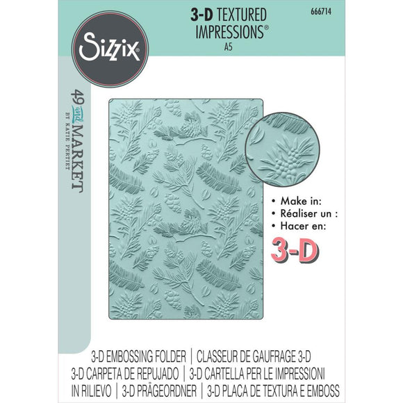 666714 Pines Embossing folder