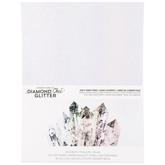 Crystal Diamond Chic Glitter 8.5x11