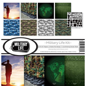 Military Life 12x12 Paper Pack