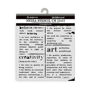 Dictionary Stencil
