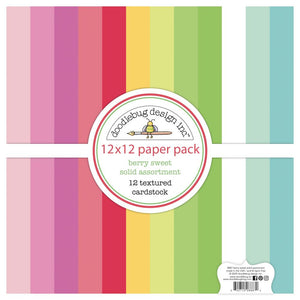 8887 Berry Sweet 12x12 Solid Assortment