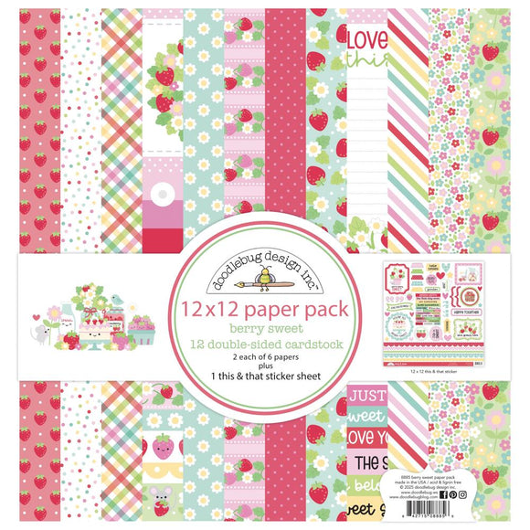Berry Sweet 12x12 Paper Collection