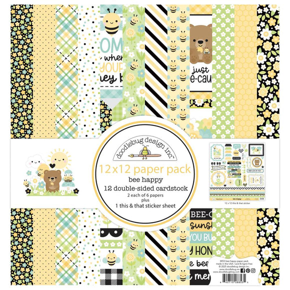 Bee Happy 12x12 Paper Collection