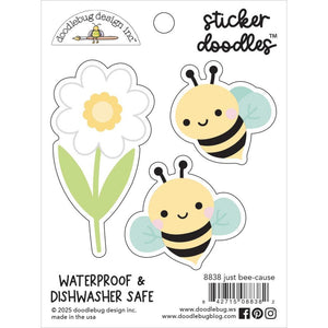 Bee Happy Waterproof Stickers