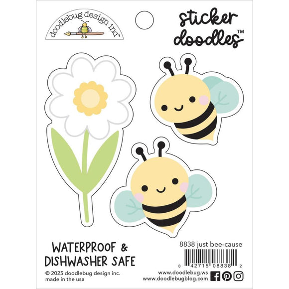 Bee Happy Waterproof Stickers