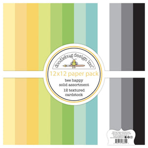 8855 Bee Happy Solid 12x12 Assortment