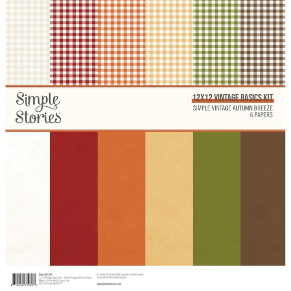 Simple Vintage Autumn Breeze Basics Kit