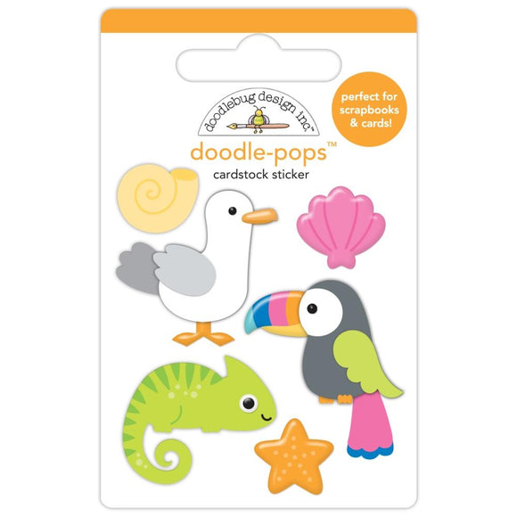 8899 Tropical Trio Doodle Pop
