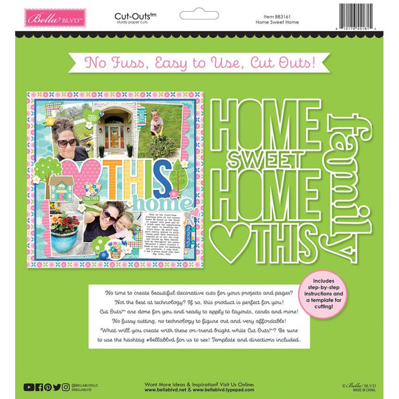Home Sweet Home Cut Outs