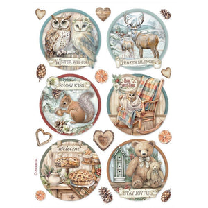 The Owl's House 6 Rounds Rice Paper