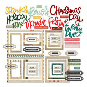 Mistletoe and Memories Chipboard