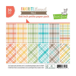LF3830 Favorite Flannel Fall 6x6" Paper Pad