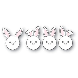 2564 Bunny Faces Craft Die