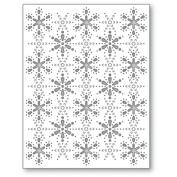 2574 Scandinavian Snowflake Plate