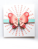 2611 Nordic Floral Butterfly craft die