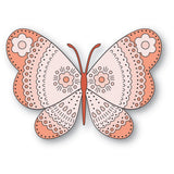 2611 Nordic Floral Butterfly craft die