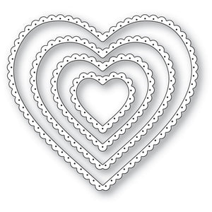 2616 Scallop Pinpoint Hearts